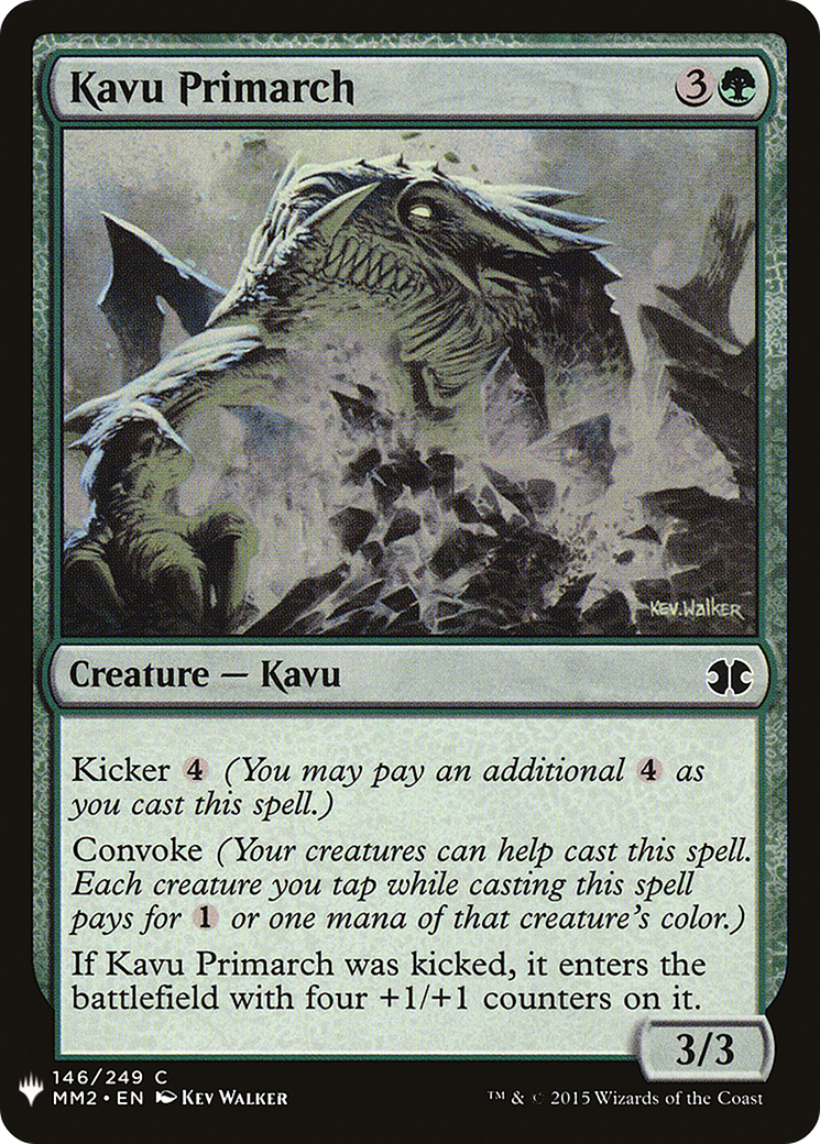Image of Kavu Primarch (LIST-MM2-146) - The List