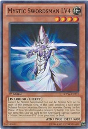 Image of Mystic Swordsman LV4 (LCYW-EN201) - Legendary Collection 3: Yugi's World 1st Edition