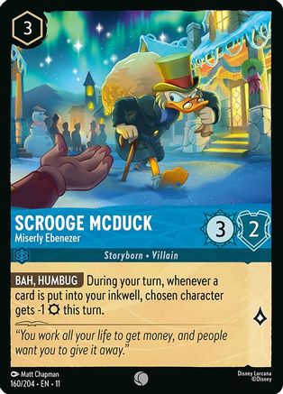 Image of Scrooge McDuck - Miserly Ebenezer (160/204) - Winterspell