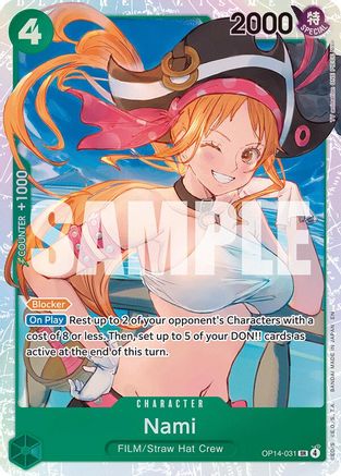 Image of Nami (OP14-031) - The Azure Sea's Seven Foil
