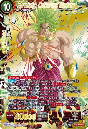 Image of SS Broly, Cutthroat Warfare (BT29-149) - Fearsome Rivals Foil
