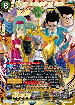Image of Baby, Avenger of Ruin (BT29-151) - Fearsome Rivals Foil
