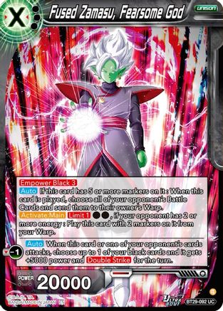 Image of Fused Zamasu, Fearsome God (BT29-092) - Fearsome Rivals
