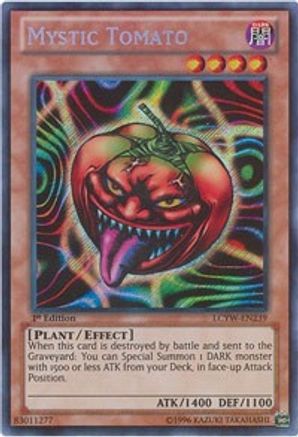 Image of Mystic Tomato (LCYW-EN239) - Legendary Collection 3: Yugi's World Unlimited