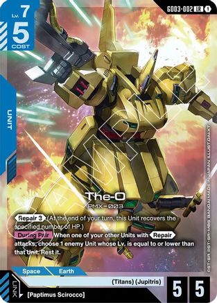 Image of The-O (GD03-002) - Steel Requiem Holofoil