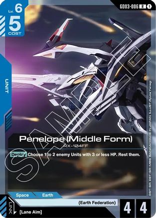 Image of Penelope (Middle Form) (GD03-006) - Steel Requiem Holofoil