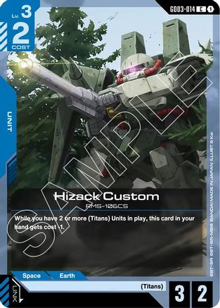 Image of Hizack Custom (GD03-014) - Steel Requiem