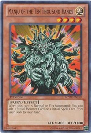 Image of Manju of the Ten Thousand Hands (LCYW-EN250) - Legendary Collection 3: Yugi's World Unlimited