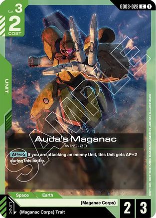Image of Auda's Maganac (GD03-028) - Steel Requiem