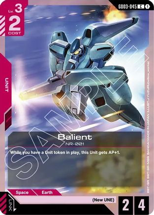Image of Balient (GD03-045) - Steel Requiem
