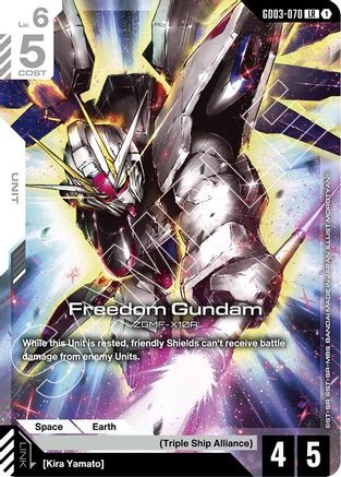 Image of Freedom Gundam (GD03-070) (GD03-070) - Steel Requiem Holofoil