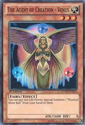 Image of The Agent of Creation - Venus (LCYW-EN253) - Legendary Collection 3: Yugi's World Unlimited