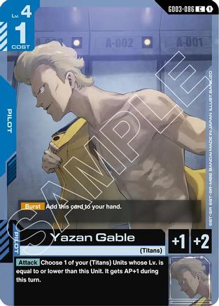 Image of Yazan Gable (GD03-086) - Steel Requiem