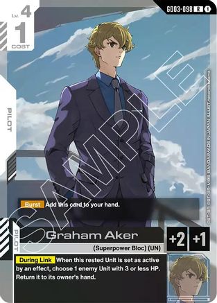 Image of Graham Aker (GD03-098) - Steel Requiem Holofoil