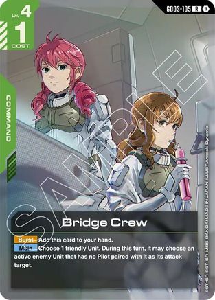 Image of Bridge Crew (GD03-105) - Steel Requiem Holofoil