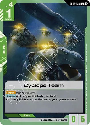 Image of Cyclops Team (GD03-126) - Steel Requiem