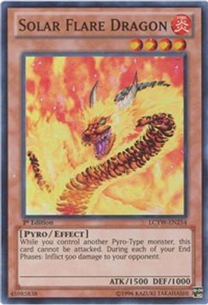 Image of Solar Flare Dragon (LCYW-EN254) - Legendary Collection 3: Yugi's World 1st Edition