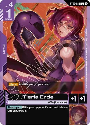 Image of Tieria Erde (ST07-010) - Starter Deck 07 Celestial Drive