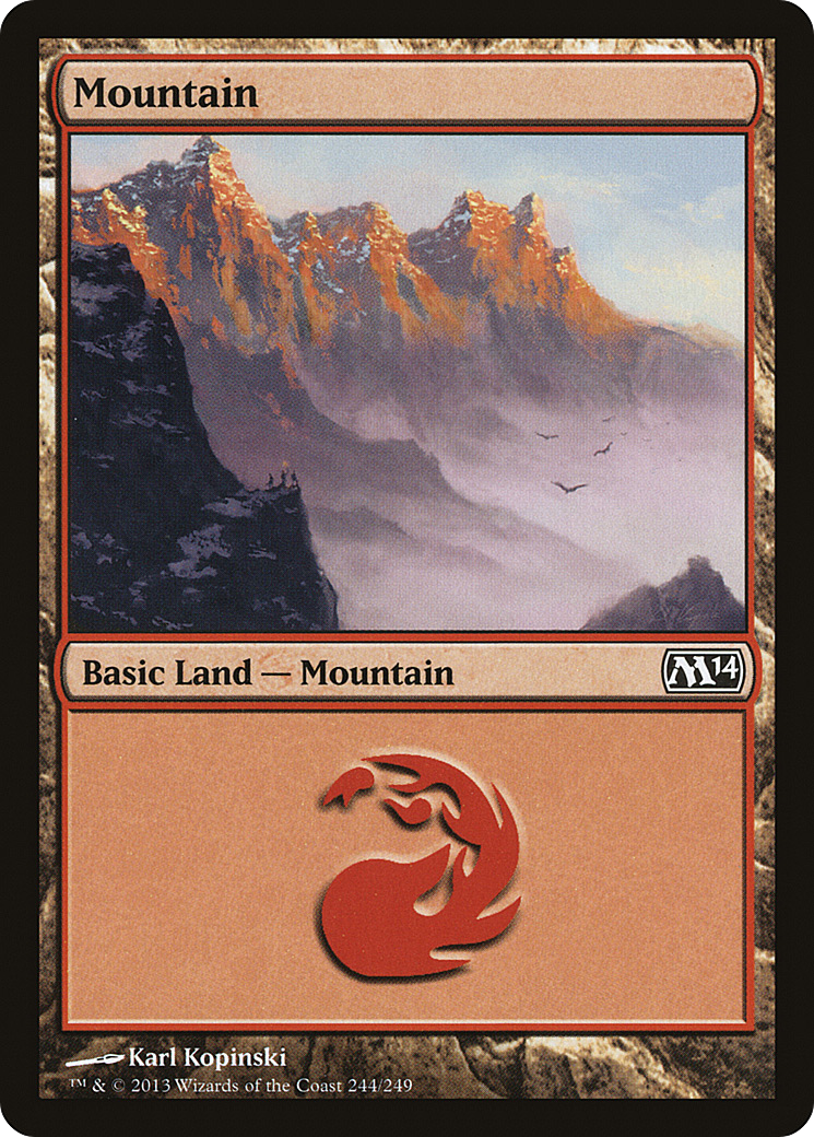 Image of Mountain (244) (M14-244) - Magic 2014