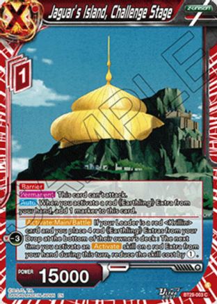 Image of Jaguar's Island, Challenge Stage (BT29-003) - Fearsome Rivals Foil