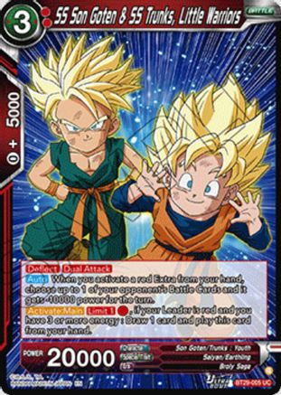 Image of SS Son Goten & SS Trunks, Little Warriors (BT29-005) - Fearsome Rivals Foil