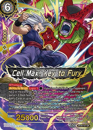 Image of Cell Max, Key to Fury (BT29-147) - Fearsome Rivals Foil