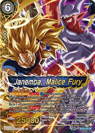 Image of Janemba, Malice Fury (BT29-144) - Fearsome Rivals Foil