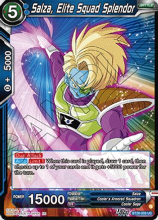 Image of Salza, Elite Squad Splendor (BT29-033) - Fearsome Rivals Foil