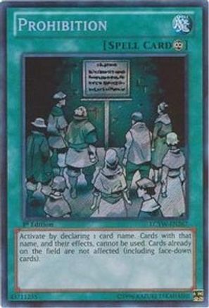 Image of Prohibition (LCYW-EN267) - Legendary Collection 3: Yugi's World Unlimited
