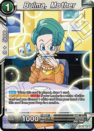 Image of Bulma, Mother (BT29-126) - Fearsome Rivals Foil