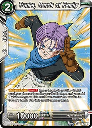 Image of Trunks, Bonds of Family (BT29-123) - Fearsome Rivals Foil