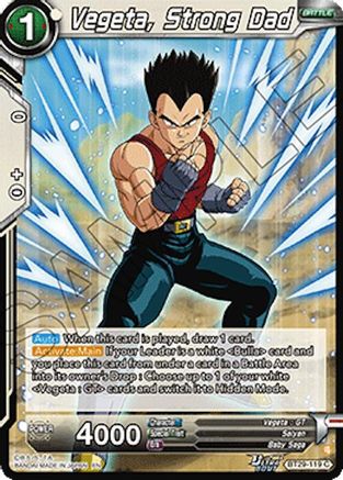 Image of Vegeta, Strong Dad (BT29-119) - Fearsome Rivals