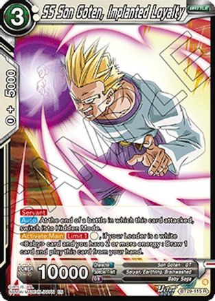 Image of SS Son Goten, Implanted Loyalty (BT29-115) - Fearsome Rivals