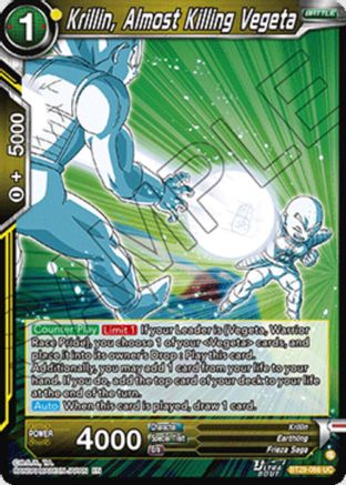 Image of Krillin, Almost Killing Vegeta (BT29-066) - Fearsome Rivals