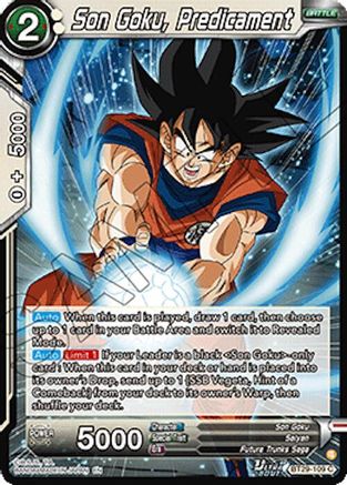 Image of Son Goku, Predicament (BT29-109) - Fearsome Rivals Foil