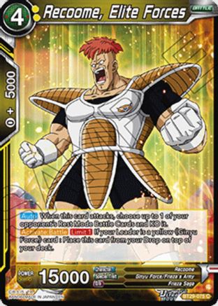 Image of Recoome, Elite Forces (BT29-075) - Fearsome Rivals Foil