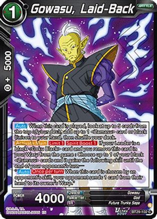 Image of Gowasu, Laid-Back (BT29-102) - Fearsome Rivals