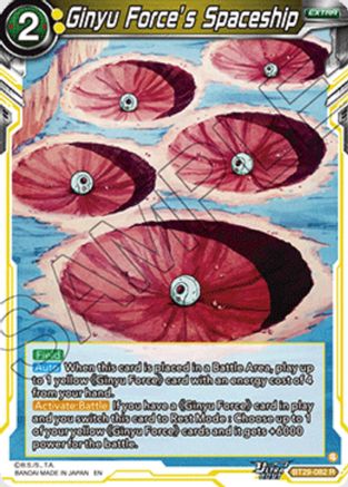 Image of Ginyu Force’s Spaceship (BT29-082) - Fearsome Rivals Foil