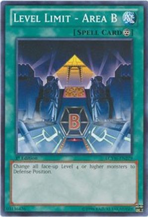 Image of Level Limit - Area B (LCYW-EN279) - Legendary Collection 3: Yugi's World Unlimited