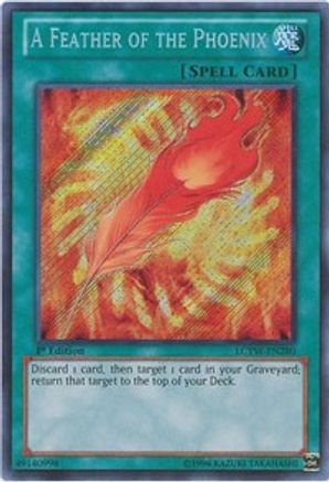 Image of A Feather of the Phoenix (LCYW-EN280) - Legendary Collection 3: Yugi's World Unlimited