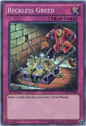 Image of Reckless Greed (LCYW-EN285) - Legendary Collection 3: Yugi's World 1st Edition