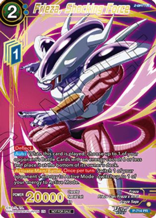 Image of Frieza, Shocking Force (Gold Stamped) (P-714) - Promotion Cards Foil