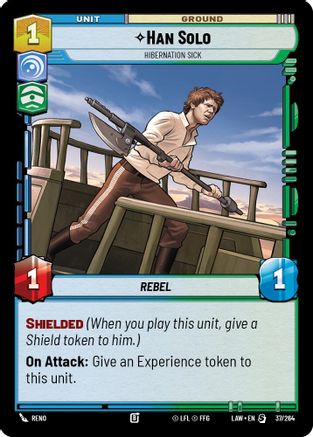 Image of Han Solo - Hibernation Sick (37/264) - A Lawless Time