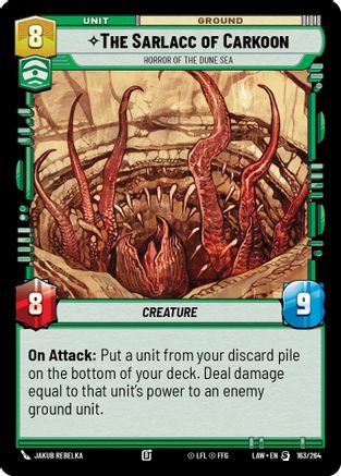 Image of The Sarlacc of Carkoon - Horror of the Dune Sea (163/264) - A Lawless Time