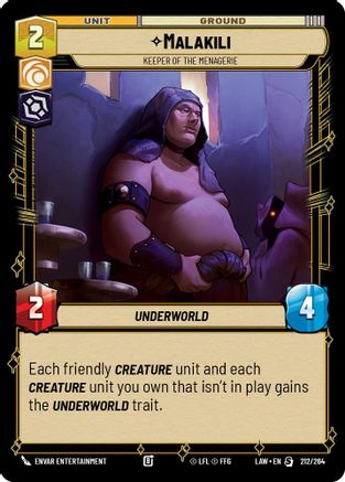 Image of Malakili - Keeper of the Menagerie (212/264) - A Lawless Time