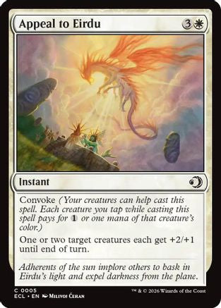 Image of Appeal to Eirdu (ECL-005) - Lorwyn Eclipsed Foil