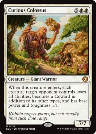 Image of Curious Colossus (ECL-012) - Lorwyn Eclipsed