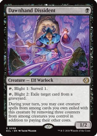 Image of Dawnhand Dissident (ECL-098) - Lorwyn Eclipsed Foil