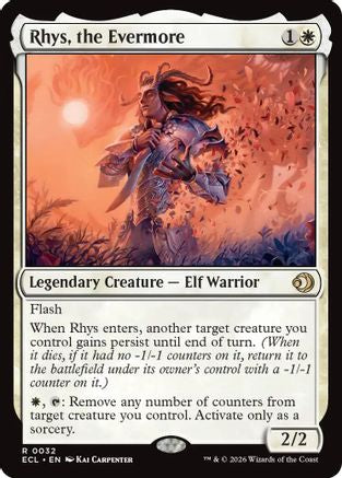 Image of Rhys, the Evermore (ECL-032) - Lorwyn Eclipsed Foil