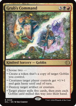 Image of Grub's Command (ECL-228) - Lorwyn Eclipsed